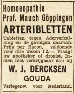 Advertentie uit dagblad De Banier. (18-09-1936, Collectie KB)